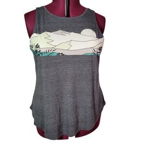 Torrid Charcoal Mountain Triblend Jersey Tank (Size 00)